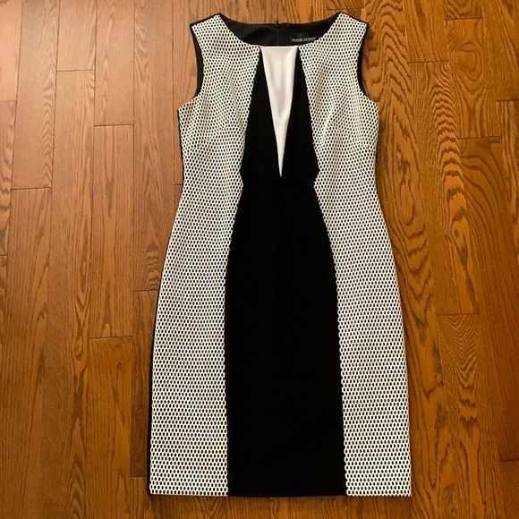 Frank Lyman black and white dress - Picture 1 of 1
